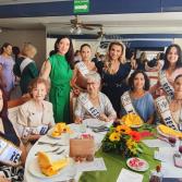 Reinas se reúnen para conmemorar la tradición del Club Cigüeñas en su 80 aniversario de tradición