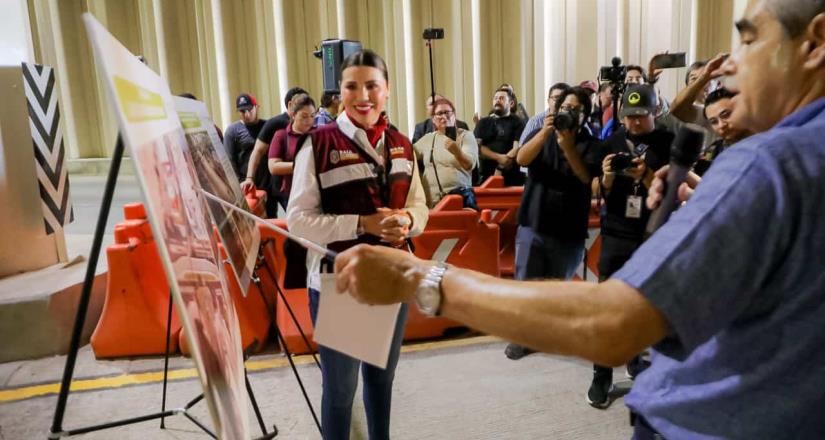 Marina del Pilar da banderazo a la primera etapa del distribuidor vial Lázaro Cárdenas y Carranza.