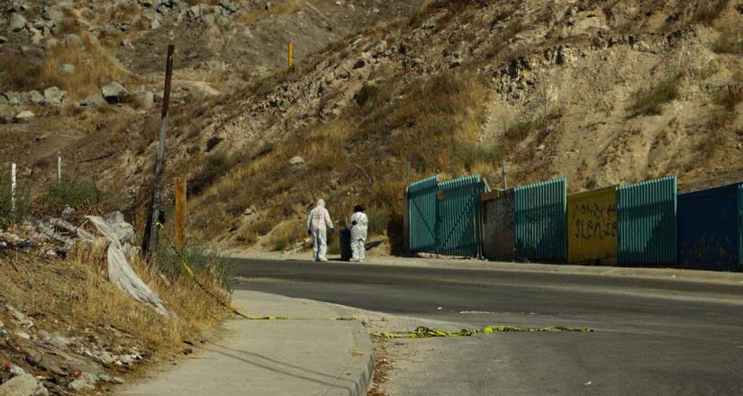 Cuerpo de una mujer es encontrado en un tambo azul