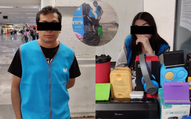 Le puso una recarga: Detienen a empleados de Movistar por tener relaciones en el Metro de CDMX