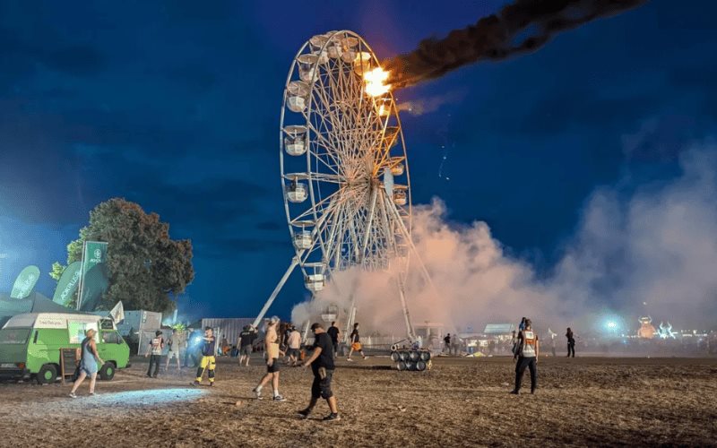 Al menos 20 heridos tras incendio en una rueda de la fortuna en Alemania