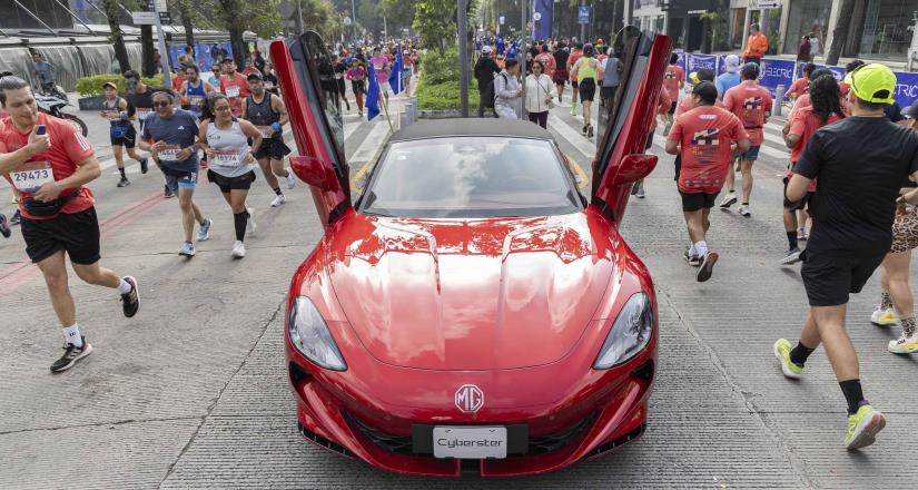 MG Motor México energiza el Maratón de la CDMX por segundo año consecutivo