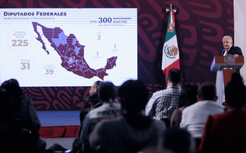 AMLO celebra determinación del TEPJF sobre conformación de Cámara de Diputados