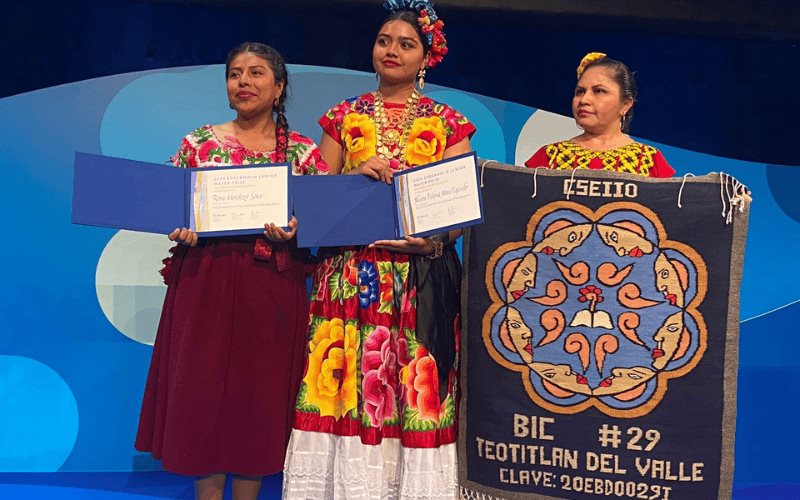 Estudiantes oaxaqueñas ganan Premio Nobel del Agua en Suecia