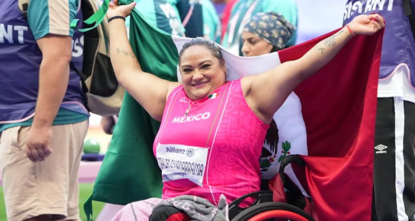 Gloria Zarza Guadarrama gana medalla de oro en Paralímpicos de París