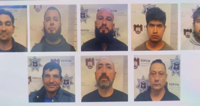 Elementos de seguridad armada GIA detenidos en Tijuana