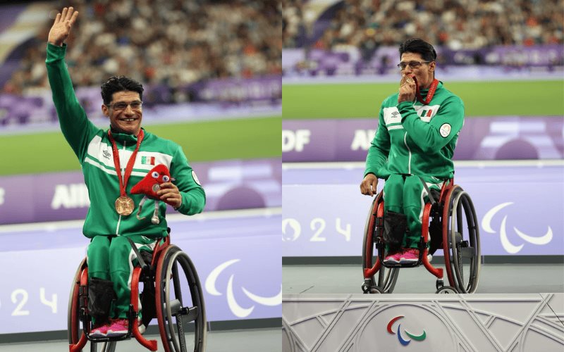 Juan Pablo Cervantes se regala medalla de oro en los Juegos Paralímpicos París 2024