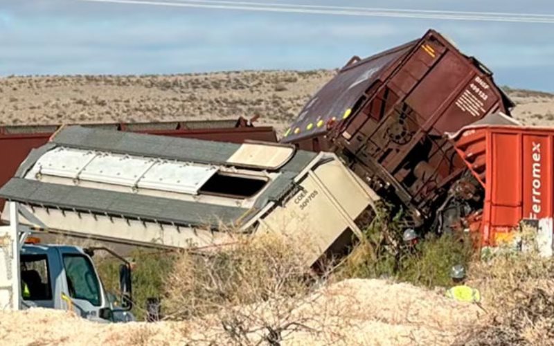 Tren se descarrila en Chihuahua