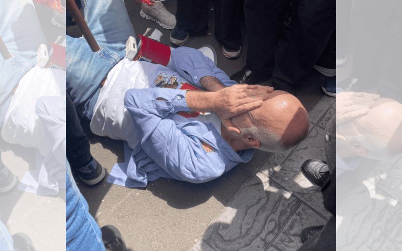 Magistrado José Manuel de Alba fue agredido durante manifestación en Xalapa