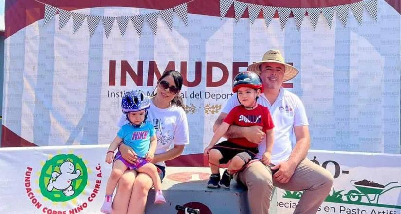 Realiza Inmudere tercera carrera "Pedaleando con el Corazón"