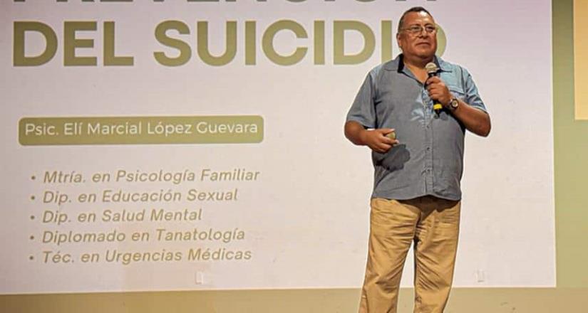 Concientizan a estudiantes sobre los factores de riesgo del suicidio