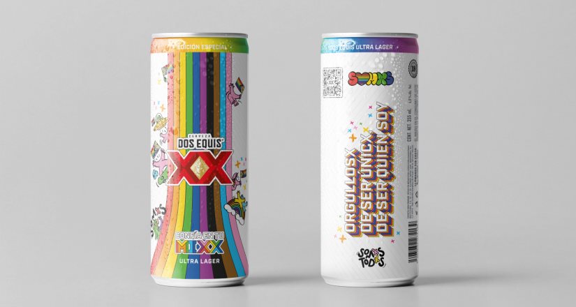 ¡Porque el orgullo LGBTTTIQ+ es todo el año! Encuentra las sorpresas en las latas conmemorativas de Dos Equis