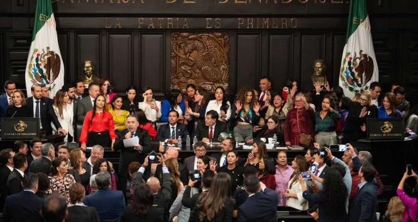 Aprueban la reforma al Poder Judicial en lo general y lo particular en la Cámara de Senadores