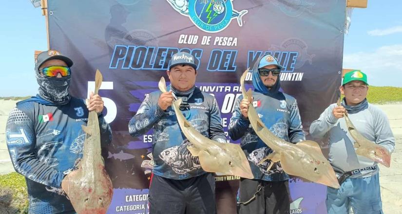 Crece afición en torneos de pesca deportiva de playa en San Quintín