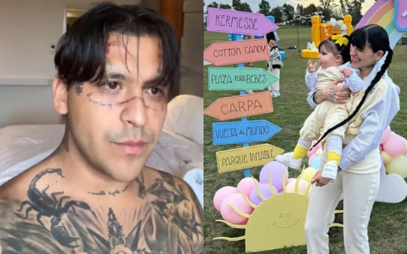 Christian Nodal explota tras críticas por no felicitar a su hija Inti