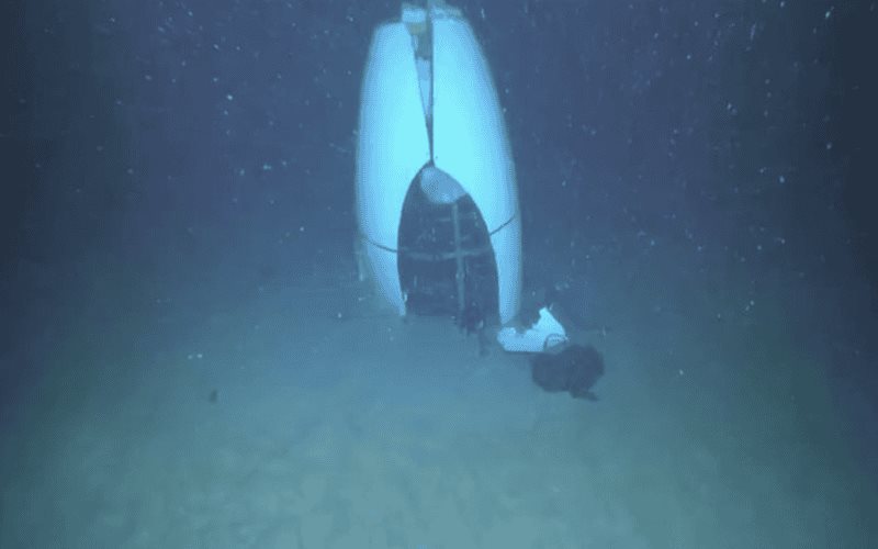 Así quedo el submarino Titán que implosionó en 2023; se encuentra cerca del Titanic