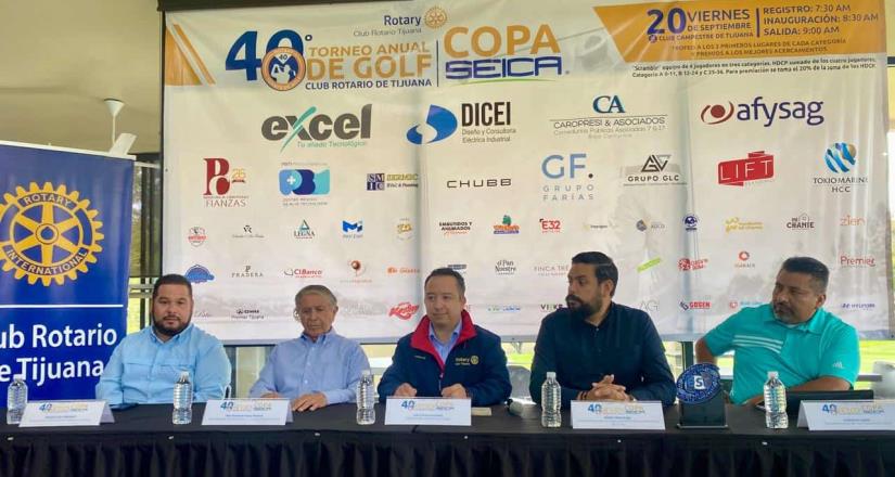 Realizarán Rotarios su "40 Torneo Anual de Golf COPA SEICA" a beneficio de pacientes con Alzheimer