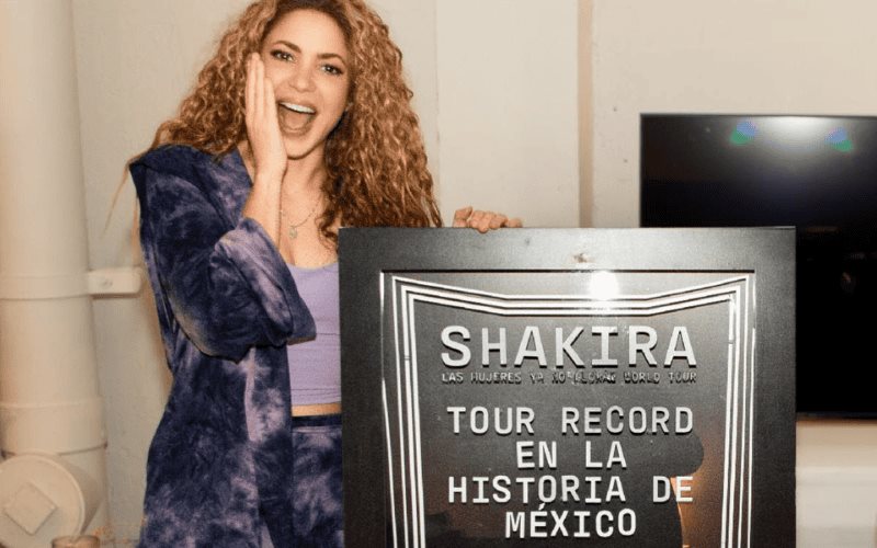 Shakira rompe récord en México con Las Mujeres Ya no Lloran Tour