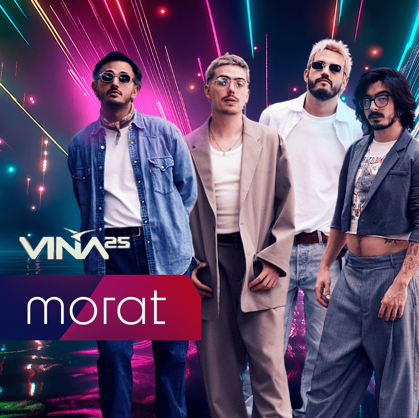 Morat anunciado como uno de los artistas principales en la edición 2025 del Festival Viña del Mar